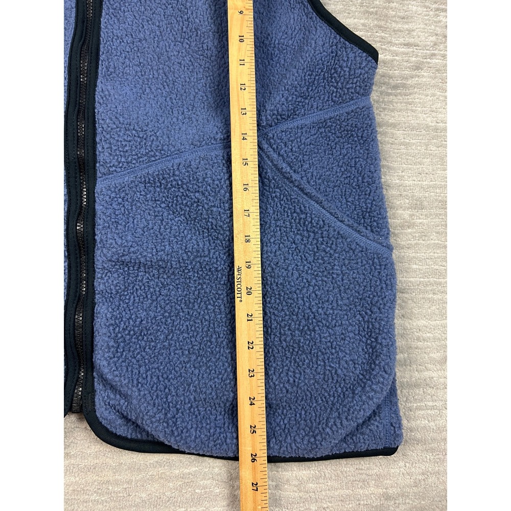 REI Fleece Vest Mens XL Blue Polartec Deep Pile Sherpa Full Zip Gorpcore Outdoor - Picture 3 of 9